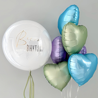 Композиция из шаров "Весна внутри" 