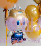 Композиция из шаров "Лабубу - желтый праздник" 