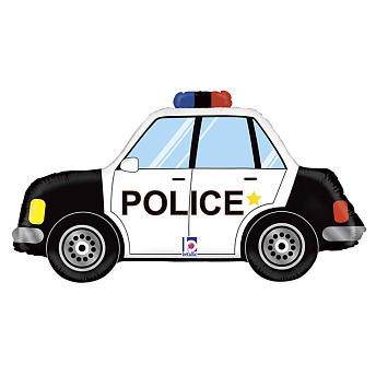 Фольгированная фигура "Police" 86 см