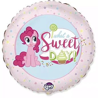 Фольгированный круг My little Pony "Sweet Day"
