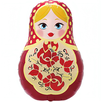 Фольгированная фигура "Матрешка" 