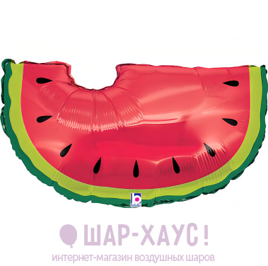 Фольгированная фигура "Арбуз" фото