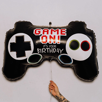 Фольгированная фигура "Джойстик Game on!" 91 см