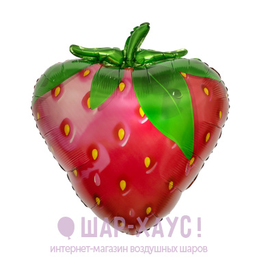 Фольгированная фигура "Клубника" 61 см фото