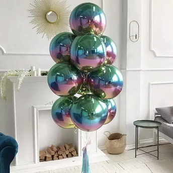 Фонтан из воздушных шаров сфер "Градиент"