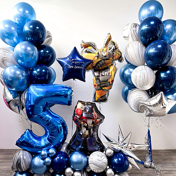 Композиция из шаров "Transformers" 