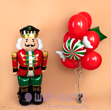 Композиция из шаров "Щелкунчик 2025"  фото