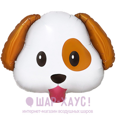 Фольгированная фигура "Щенок Эмодзи"  фото