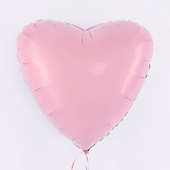 Фольгированное сердце "Розовый фламинго"