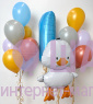 Композиция из шаров "Гусик" 