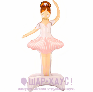 Фольгированная фигура AIR "Балерина" 124 см фото