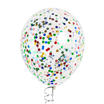 Воздушный шар с конфетти "Разноцветный" 