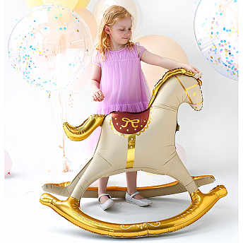 Фольгированная фигура AIR "Лошадка-качалка"