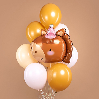 Букет из шаров "Лошадка в колпачке"