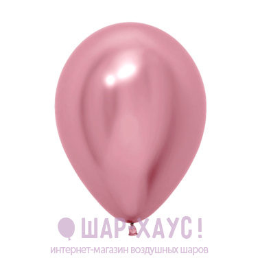 Воздушный шар "Розовый хром" фото